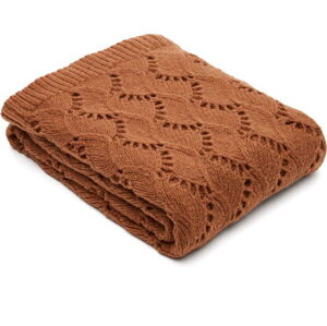 Pletená deka z vlny a směsi vláken 130x170 cm Mesias – Kave Home