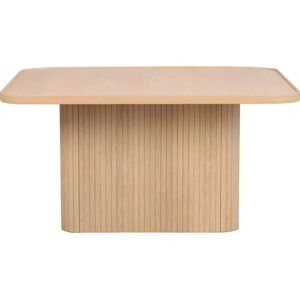 Přírodní konferenční stolek z dubového dřeva Rowico Sullivan, 80 x 80 cm