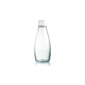 Mléčně bílá skleněná lahev ReTap s doživotní zárukou, 800 ml
