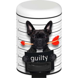 Pedálový odpadkový koš Wenko Guilty Dog, 3 l