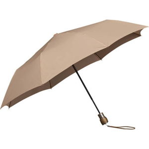 Béžový skládací deštník Ambiance Mini-Max Beige, ⌀ 100 cm