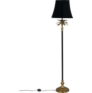 Stojací lampa v černo-zlaté barvě Cresta - Dutchbone