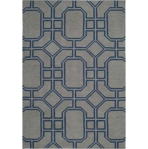 Vlněný koberec Safavieh Bellina Blue, 152 x 91 cm