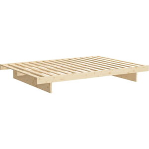 Dvoulůžková postel z borovicového dřeva 160x200 cm – Karup Design
