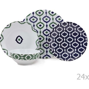 24dílná sada porcelánového nádobí Kutahya Pallioso