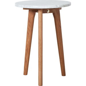Odkládací stolek s deskou v dekoru kamene Zuiver, ⌀ 32 cm