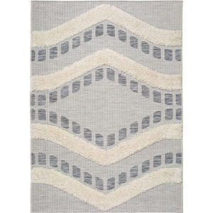 Bílo-šedý koberec Universal Cheroky Harto, 55 x 110 cm