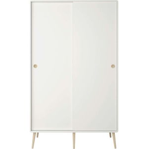 Krémově bílá šatní skříň Steens Soft Line, 189,9 x 113 cm