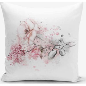 Povlak na polštář s příměsí bavlny Minimalist Cushion Covers Ogea Flower Leaf, 45 x 45 cm