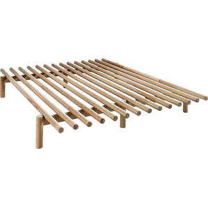 Dvoulůžková postel z borovicového dřeva s roštem 160x200 cm Pace – Karup Design