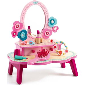 Dětský dřevěný toaletní stolek Djeco Flora