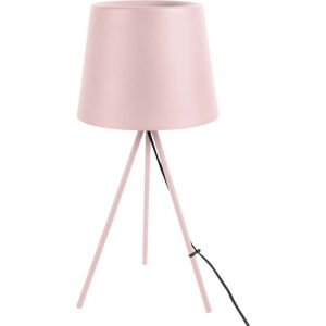 Světle růžová stolní lampa Leitmotiv Classy