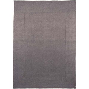 Šedý vlněný koberec Flair Rugs Siena, 160 x 230 cm