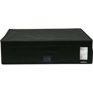 Černý úložný box s vakuovým obalem Compactor Infinity, objem 180 l