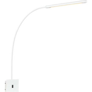 Bílé nástěnné svítidlo Markslöjd Antenna 1L