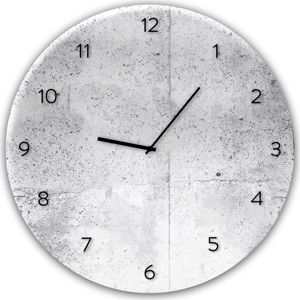 Nástěnné hodiny Styler Glassclock Wall, ⌀ 30 cm