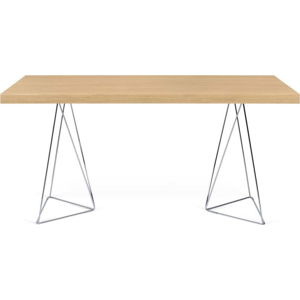 Světle hnědý stůl TemaHome Multi, délka 160 cm