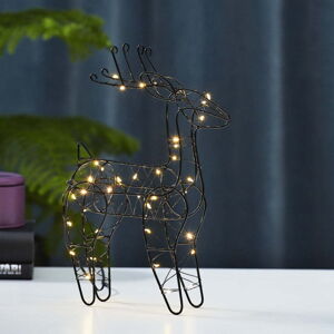 Černá vánoční světelná dekorace Indy - Star Trading