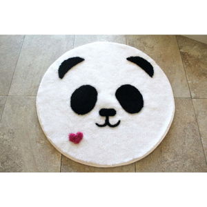 Koupelnová předložka s motivem medvídka pandy Alessia, Ø 90 cm