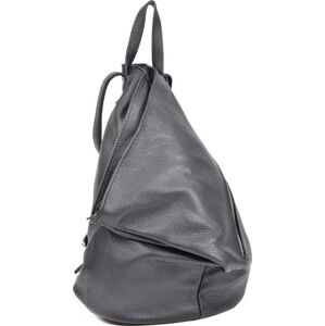 Černý kožený batoh Isabella Rhea Beau