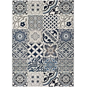Modrý koberec Universal Indigo Azul Mecho, 60 x 120 cm