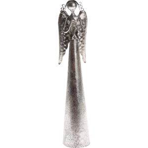 Kovová dekorace ve tvaru modlícího se anděla Dakls, výška 16,5 cm