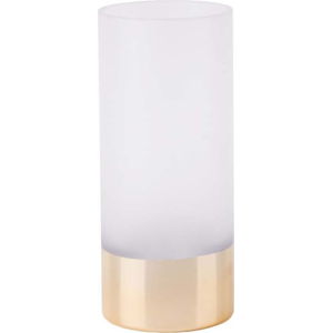 Bílo-zlatá váza PT LIVING, výška 18,5 cm