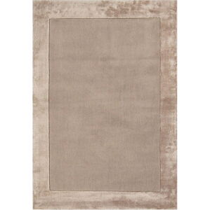 Světle hnědý ručně tkaný koberec s příměsí vlny 120x170 cm Ascot – Asiatic Carpets