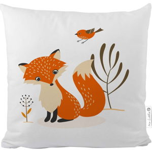 Povlak na polštář z bavlněného saténu Mr. Little Fox Forest Friends Foxie, 50 x 50 cm