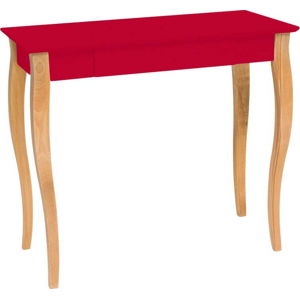 Červený psací stůl Ragaba Lillo, šířka 85 cm