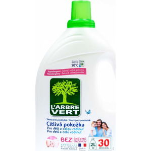 Ekologický prací gel pro citlivou pokožku, L´Arbre Vert Sensitive, 2 l (30 praní)