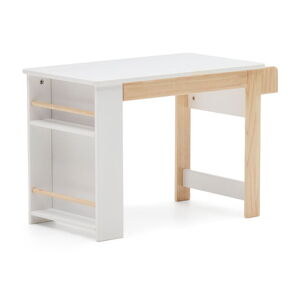 Dětský psací stůl s bílou deskou 40x77 cm Serwa – Kave Home