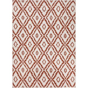 Červeno-bílý venkovní koberec Bougari Rio, 80 x 150 cm