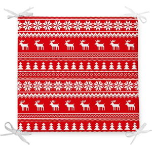Vánoční podsedák s příměsí bavlny Minimalist Cushion Covers Stockings, 42 x 42 cm