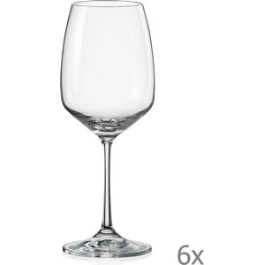 Sada 6 sklenic na víno Crystalex Giselle, 455 ml