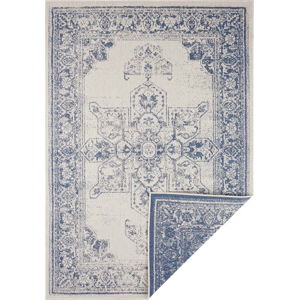 Modro-krémový venkovní koberec NORTHRUGS Borbon, 120 x 170 cm