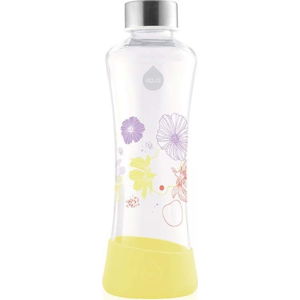 Žlutá skleněná láhev Equa Flowerhead Daisy, 550 ml