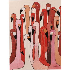 Obraz Kare Design Flamingo Meeting, 120 x 90 cm
