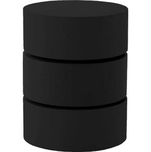 Černý skládací konferenční stůl Actona Pop, ⌀ 40 cm