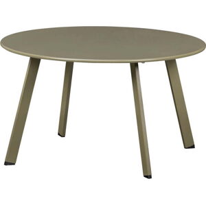 Zelený železný zahradní konferenční stolek WOOOD Fer, ø 70 cm