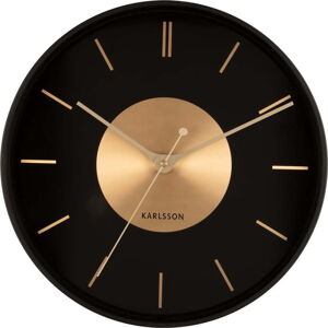 Nástěnné hodiny ø 35 cm Gold Disc – Karlsson