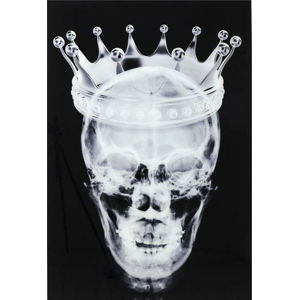 Nástěnný skleněný obraz Kare Design Skull, 120 x 80 cm