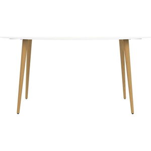 Jídelní stůl s bílou deskou 160x80 cm Oslo - Tvilum