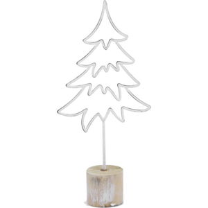 Bílá vánoční dekorace ve tvaru stromku Ego Dekor Tree