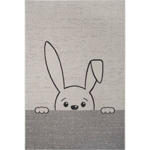 Šedý dětský koberec Ragami Bunny, 160 x 230 cm