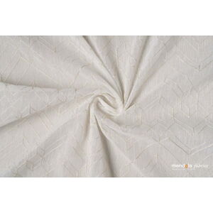 Bílá záclona 140x260 cm Diamante – Mendola Fabrics