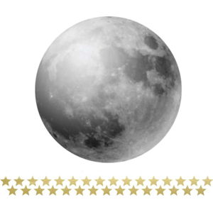 Set nástěnných samolepek Dekornik Full Moon