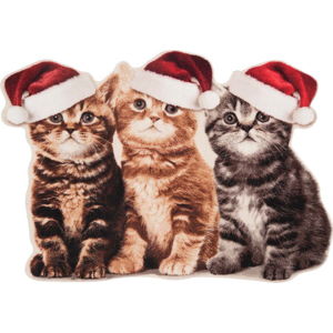 Rohožka Zala Living Christmas Cats Contour, 45 x 64 cm
