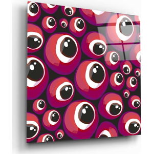 Skleněný obraz Insigne Rose Evil Eye, 80 x 80 cm