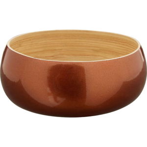 Bambusová miska v barvě růžového zlata Premier Housewares, ⌀ 20 cm